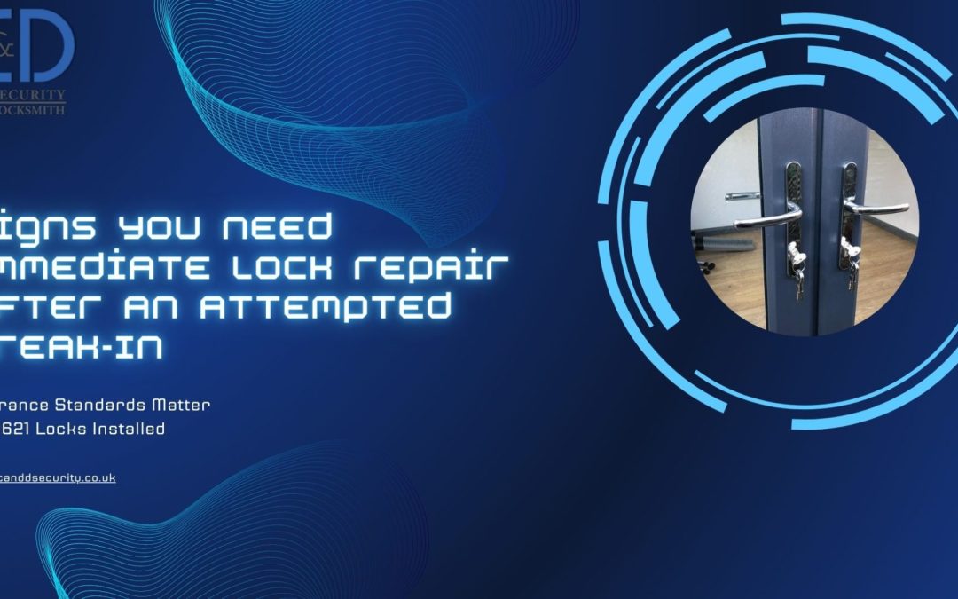 Signs You Need Immediate Lock Repair After An Attempted Break-In